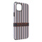 Gray Stripes iPhone 14 Plus Tough Case - Angle
