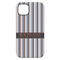 Gray Stripes iPhone 14 Plus Tough Case - Back