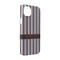Gray Stripes iPhone Case - Plastic - iPhone 14 Pro (Personalized)