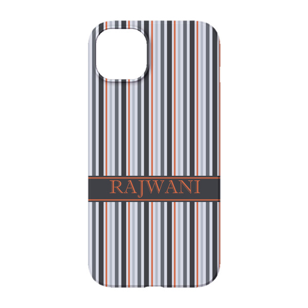 Gray Stripes iPhone 14 Pro Case - Back