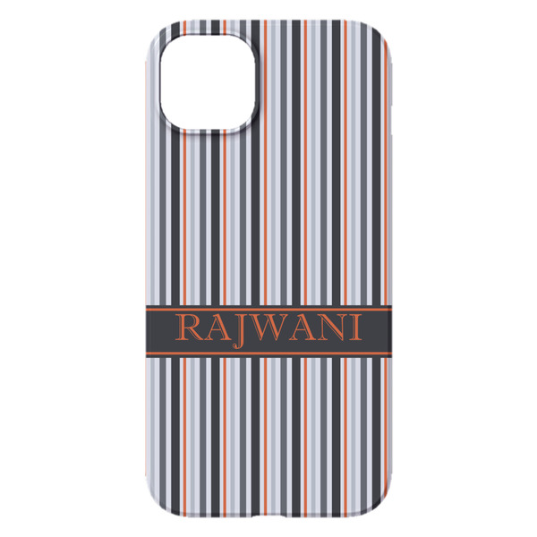 Gray Stripes iPhone 14 Pro Max Case - Back