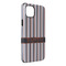 Gray Stripes iPhone 14 Pro Max Tough Case - Angle