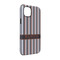 Gray Stripes iPhone 14 Pro Tough Case - Angle