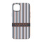 Gray Stripes iPhone 14 Tough Case - Back