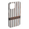 Gray Stripes iPhone 15 Pro Max Case - Angle