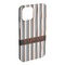 Gray Stripes iPhone Case - Plastic (Personalized)