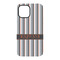 Gray Stripes iPhone 15 Pro Tough Case - Back