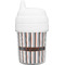 Gray Stripes Baby Sippy Cup (Personalized)