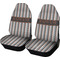 Gray Stripes Car Seat Covers