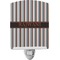 Gray Stripes Ceramic Night Light (Personalized)