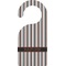 Gray Stripes Door Hanger (Personalized)