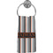 Gray Stripes Hand Towel - Full Print (Personalized)