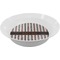 Grey Stripes Melamine Bowl (Personalized)