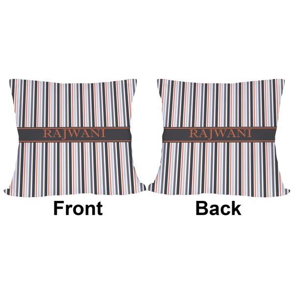 Grey Stripes Outdoor Pillow - 20x20