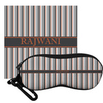 Gray Stripes Eyeglass Case & Cloth (Personalized)