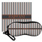 Grey Stripes Personalized Eyeglass Case & Cloth