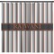 Grey Stripes Shower Curtain (Personalized)