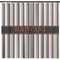 Gray Stripes Shower Curtain (Personalized)