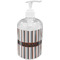 Gray Stripes Acrylic Soap & Lotion Bottle (Personalized)