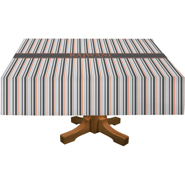 Grey Stripes Tablecloths (Personalized)