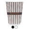 Grey Stripes Custom Waste Basket