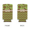 Green & Brown Toile & Chevron 12oz Tall Can Sleeve - APPROVAL