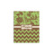 Green & Brown Toile & Chevron Poster - Multiple Sizes (Personalized)