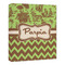 Green & Brown Toile & Chevron Canvas Print - 20x24 (Personalized)