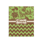 Green & Brown Toile & Chevron Poster - Matte - 20x24 (Personalized)