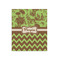 Green & Brown Toile & Chevron Poster - Matte - 20x24 (Personalized)