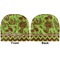 Green & Brown Toile & Chevron Baby Hat Beanie - Approval