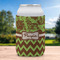 Green & Brown Toile & Chevron Can Sleeve - LIFESTYLE (single)