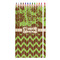 Green & Brown Toile & Chevron Colored Pencils (Personalized)