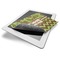 Green & Brown Toile & Chevron Electronic Screen Wipe - iPad