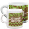 Green & Brown Toile & Chevron Espresso Mugs - Main Parent