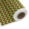 Green & Brown Toile & Chevron Fabric by the Yard