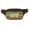 Green & Brown Toile & Chevron Fanny Packs - FRONT