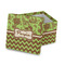 Green & Brown Toile & Chevron Gift Box with Lid - Canvas Wrapped (Personalized)