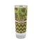 Green & Brown Toile & Chevron 2 oz Shot Glass - Glass with Gold Rim (Personalized)