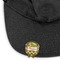 Green & Brown Toile & Chevron Golf Ball Marker Hat Clip - Main - GOLD