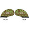 Green & Brown Toile & Chevron Golf Club Covers - APPROVAL