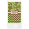 Green & Brown Toile & Chevron Guest Towels - Full Color (Personalized)