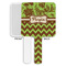 Green & Brown Toile & Chevron Hand Mirrors - Approval