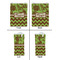 Green & Brown Toile & Chevron Jewelry Gift Bag - Gloss - Approval