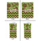 Green & Brown Toile & Chevron Jewelry Gift Bag - Matte - Approval