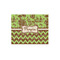 Green & Brown Toile & Chevron 110 pc Jigsaw Puzzle (Personalized)