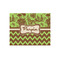 Green & Brown Toile & Chevron 252 pc Jigsaw Puzzle (Personalized)