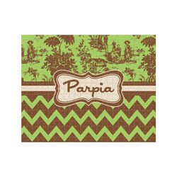 Green & Brown Toile & Chevron 500 pc Jigsaw Puzzle (Personalized)