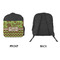 Green & Brown Toile & Chevron Kid's Backpack - Approval
