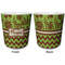 Green & Brown Toile & Chevron Kids Cup - APPROVAL